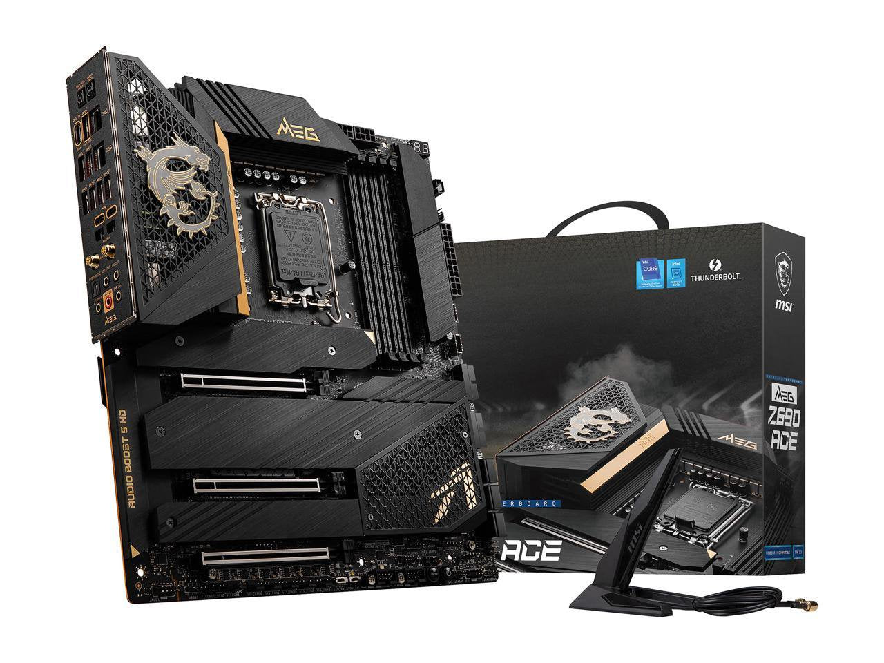 MEG Z690 ACE DDR5 LGA 1700 Intel Z690 SATA 6Gb/S Extended ATX Intel Motherboard