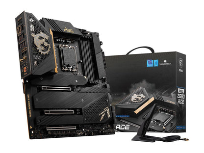 MEG Z690 ACE DDR5 LGA 1700 Intel Z690 SATA 6Gb/S Extended ATX Intel Motherboard