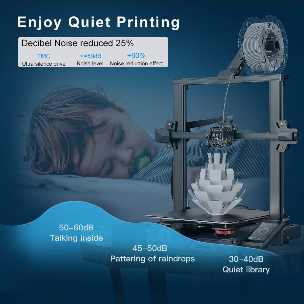 Creality 3D Ender-3 S1 plus 3D Printer CR Touch 11.8*11.8*11.8